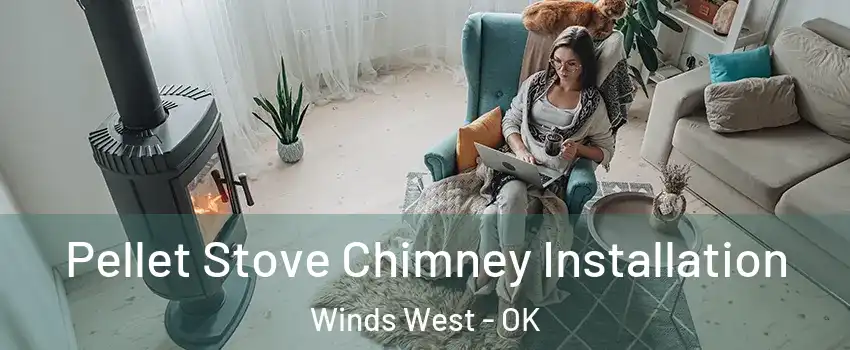 Pellet Stove Chimney Installation Winds West - OK