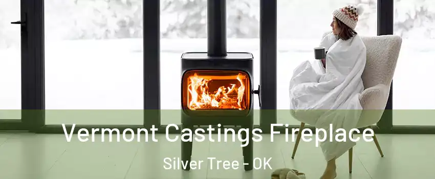 Vermont Castings Fireplace Silver Tree - OK